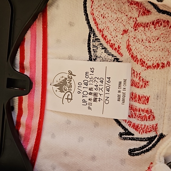 COPY - Disney's Girl's Minnie Mouse White Denim Jacket Size 9/10 - Picture 4 of 4